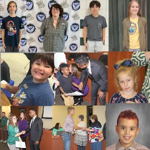  Photos of students of the month